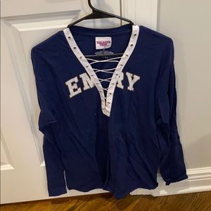By Gabby Emory Tailgate Lace Up Shirt